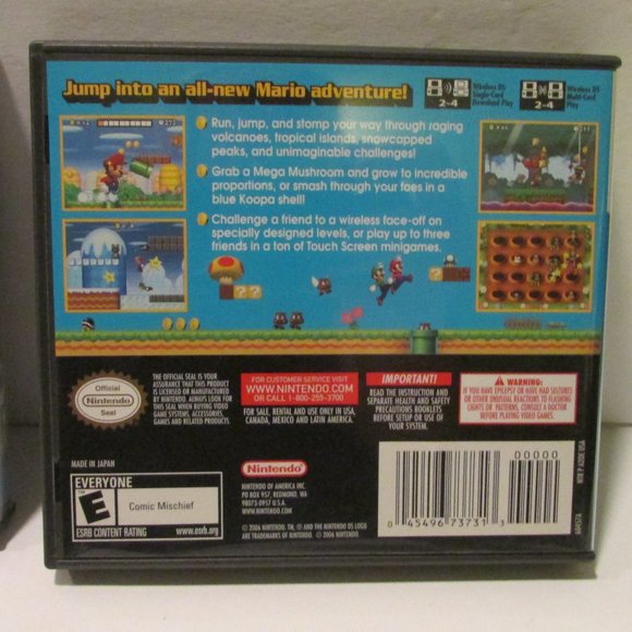 lot of 2 Nintendo DS Super Mario 64 and Super Mario Bros video game case… - Picture 8 of 8